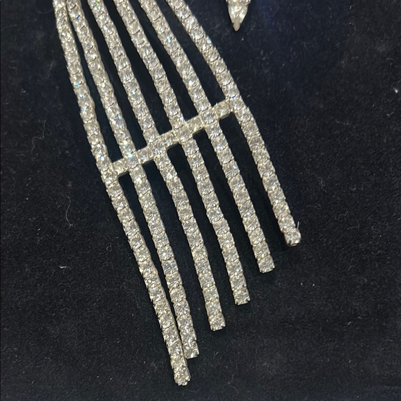 Rare shooting star inspired by designer 1950s. Rhinestone - Picture 4 of 7